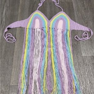 Holiday sale🔥🌸Multicolor fringe top🌸